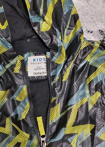 Erkek Çocuk Kapüşonlu Kamuflaj Ceket - Görsel 3