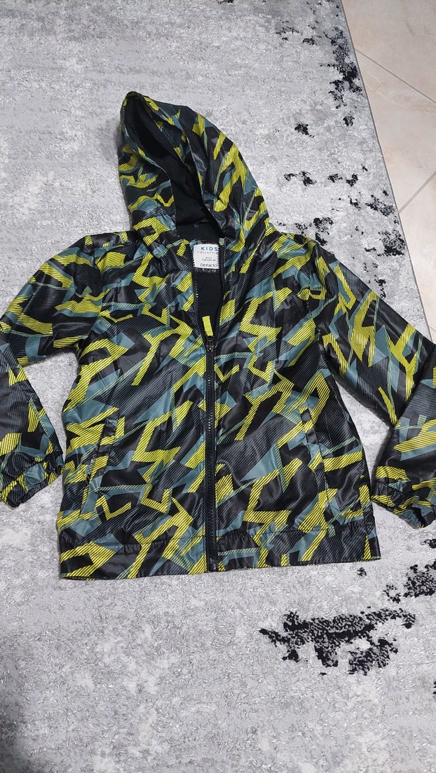 Erkek Çocuk Kapüşonlu Kamuflaj Ceket - Görsel 5