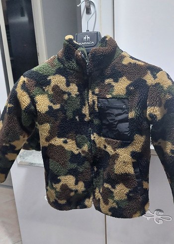 Kahverengi Kamuflaj Erkek Çocuk Sweatshirt - Görsel 3