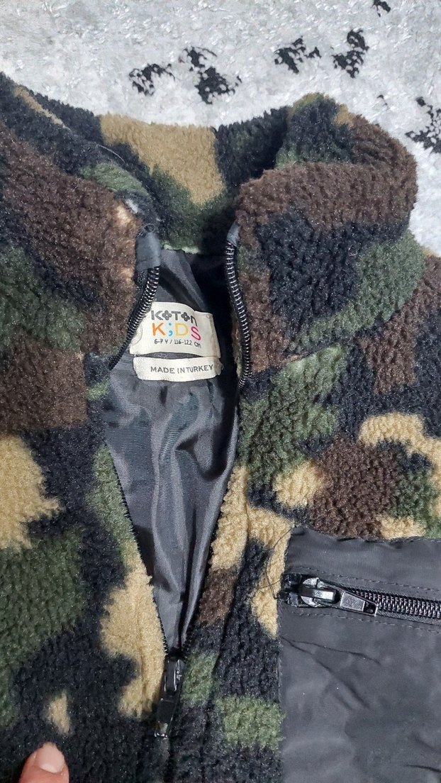 Kahverengi Kamuflaj Erkek Çocuk Sweatshirt - Görsel 4