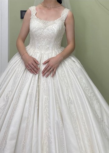 Gelinlik Prenses model Parlak Gelinlik