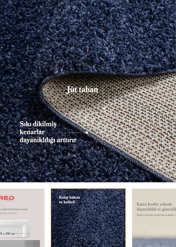 Diğer Lacivert Gri Modern Halı