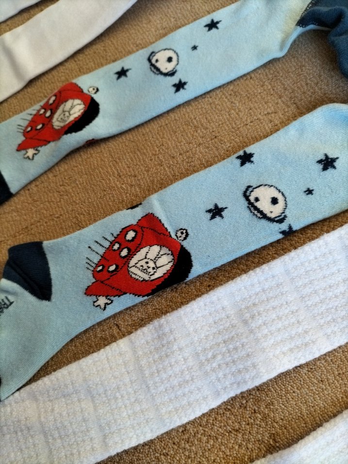 Beyaz Pamuklu Çocuk Külotlu Çorap - Görsel 3