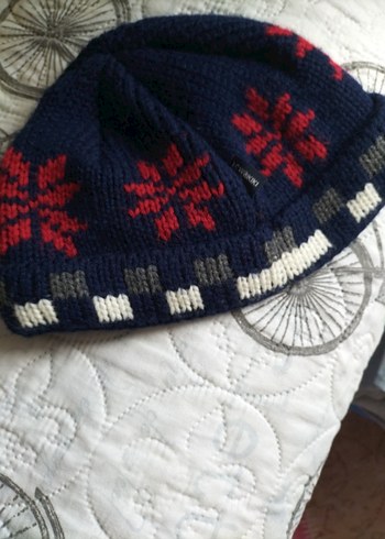 Nakışlı Çok Renkli Erkek Bere ve Atkı Seti - Görsel 2