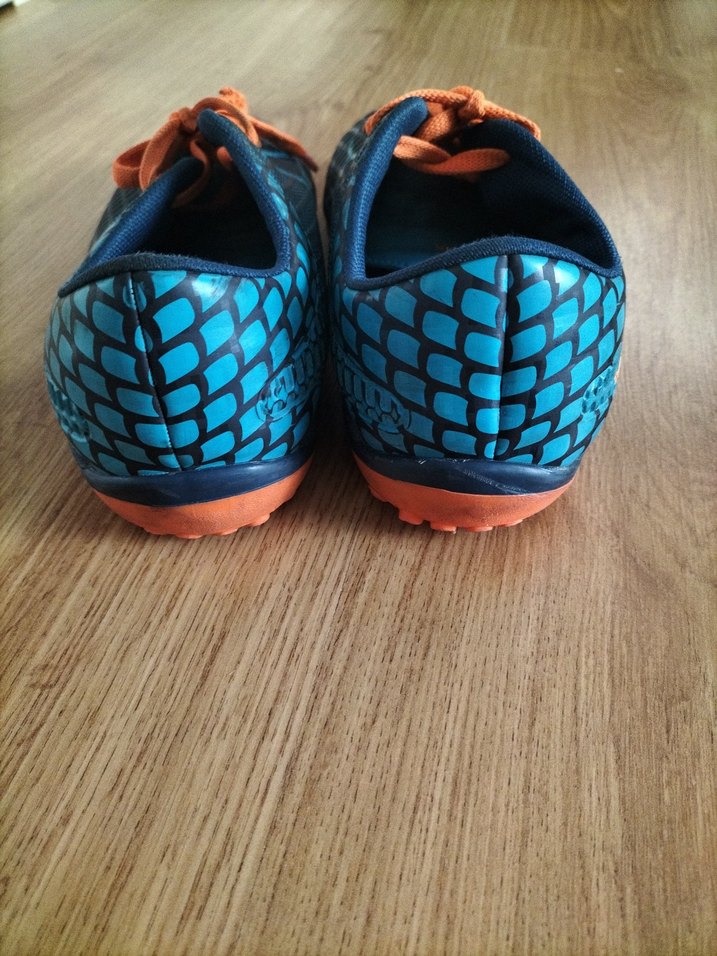 Mavi Yılan Desenli Erkek Futbol Ayakkabısı - Görsel 3