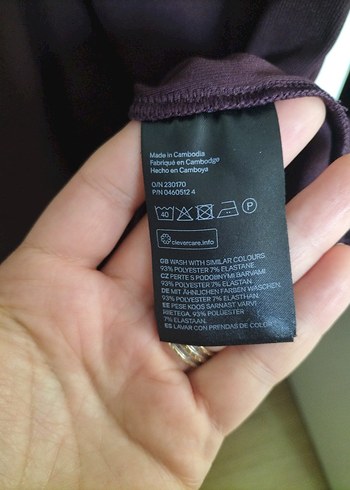 Bordo V Yaka Uzun Kollu - Görsel 7