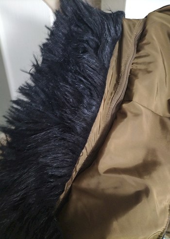 Kadın Kahverengi Fermuarlı Yüksek Yakalı Ceket - Görsel 7