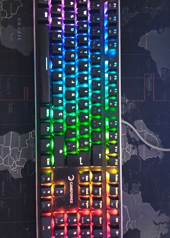 Gamepower Saber RGB Red Switch Mekanik Klavye - Görsel 2