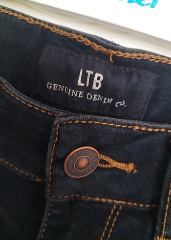 Koyu Lacivert Mini Kot Şort - Görsel 3