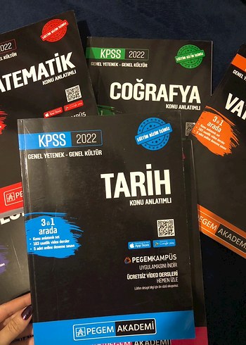 KPSS 2022 Konu Anlatımlı Soru Bankası Seti pegem 6 kitap - Görsel 2