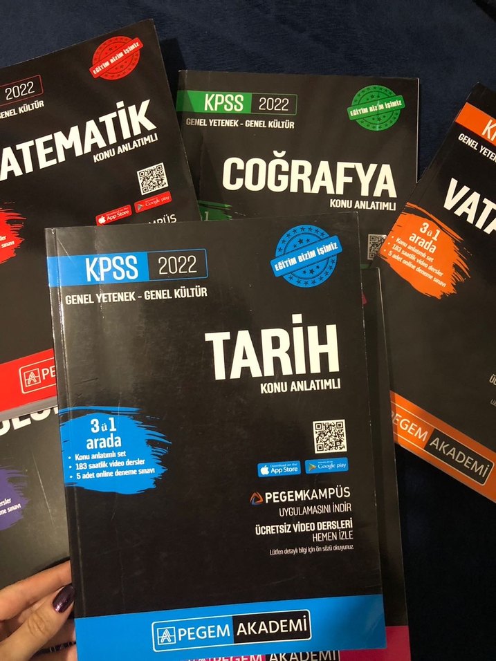 KPSS 2022 Konu Anlatımlı Soru Bankası Seti pegem 6 kitap - Görsel 2
