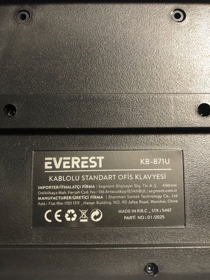 Everest Klavye kb-871u - Görsel 2