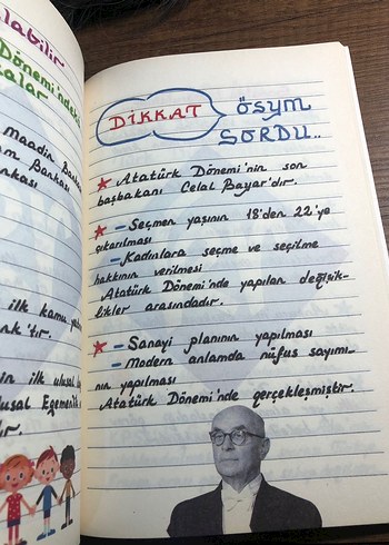 KPSS Vatandaşlık ve Tarih Not Defterleri Kr akademi el yazısı - Görsel 7