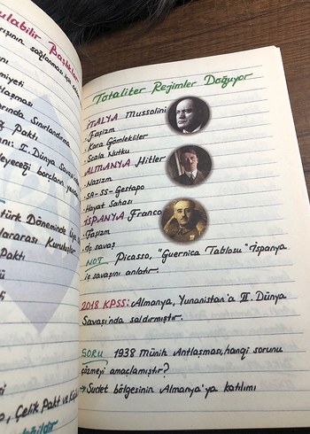 KPSS Vatandaşlık ve Tarih Not Defterleri Kr akademi el yazısı - Görsel 6