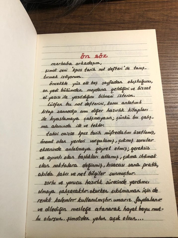 KPSS Vatandaşlık ve Tarih Not Defterleri Kr akademi el yazısı - Görsel 4