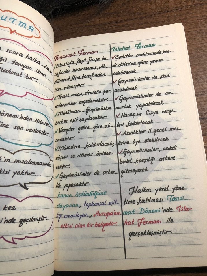 KPSS Vatandaşlık ve Tarih Not Defterleri Kr akademi el yazısı - Görsel 5
