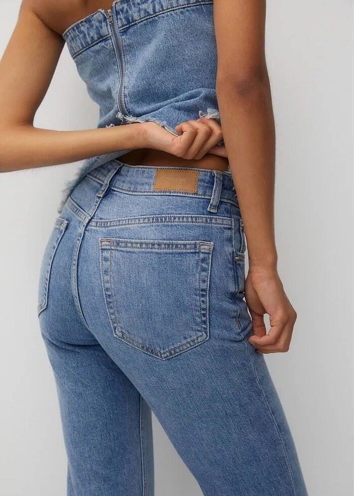 Pull and bear flare jean - Görsel 2