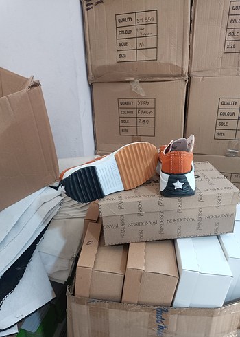 40 Beden kahverengi Renk Kahverengi Kadın Dolgu Topuklu Spor Ayakkabı