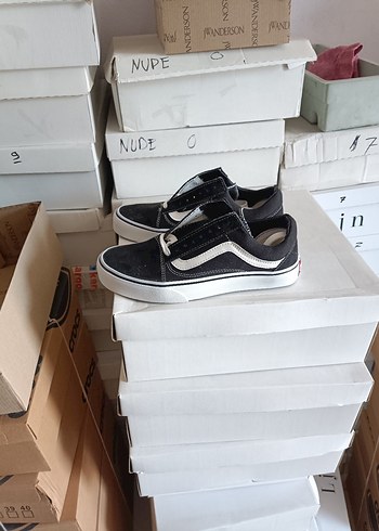 Vans Kadın Sokak Stili Beyaz Sneaker