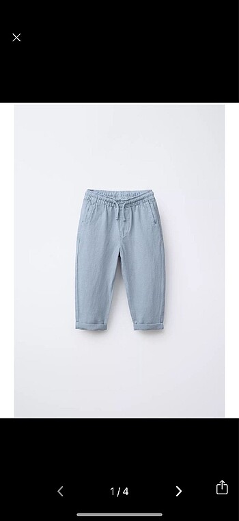 ZARA KETEN PANTOLON