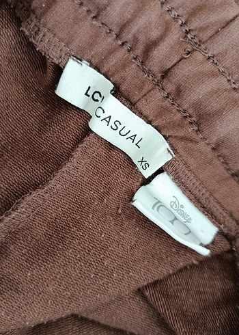 Baskılı Kahverengi  Mini Şort - Görsel 3