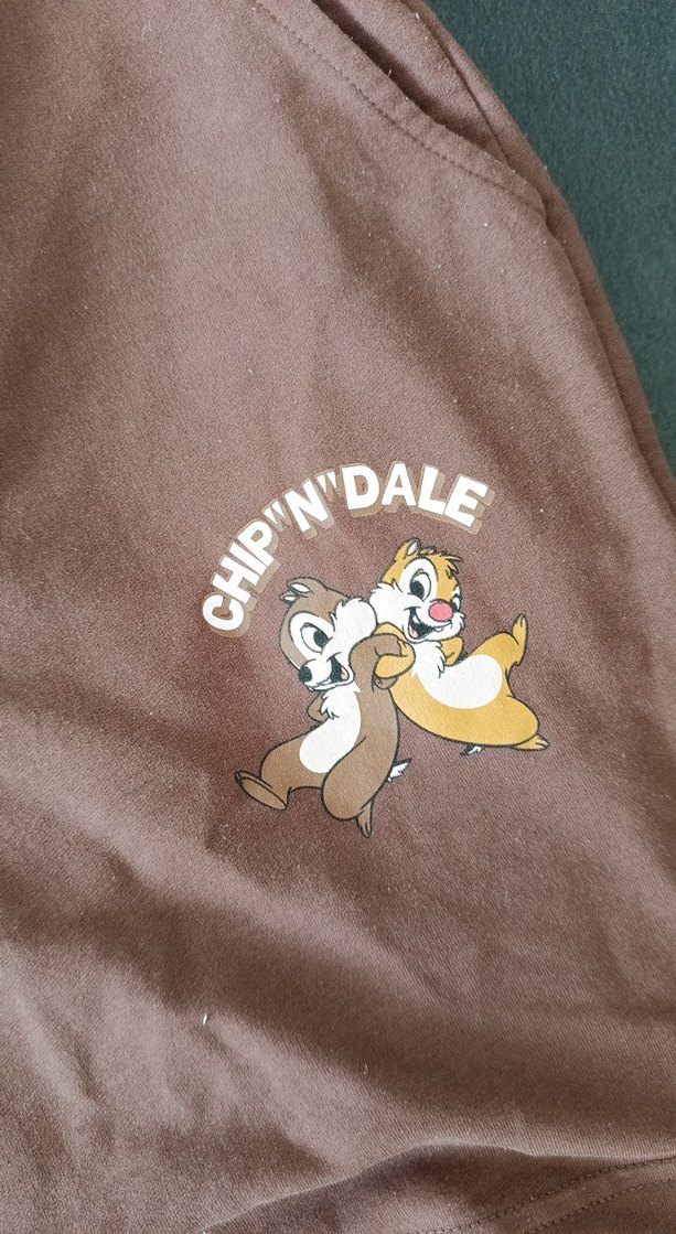 Baskılı Kahverengi  Mini Şort - Görsel 2