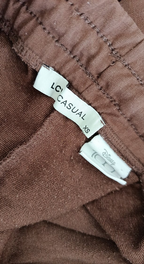 Baskılı Kahverengi  Mini Şort - Görsel 3