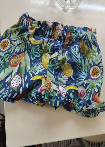 Renkli Bohem Mini Hamile Şortu - Görsel 2