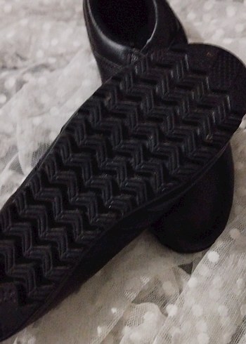 Siyah Goth Erkek Ayakkabı Bağcığı - Görsel 3