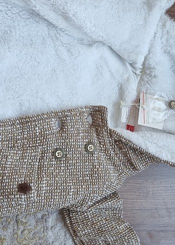 Örgü Kapüşonlu mont - Görsel 2