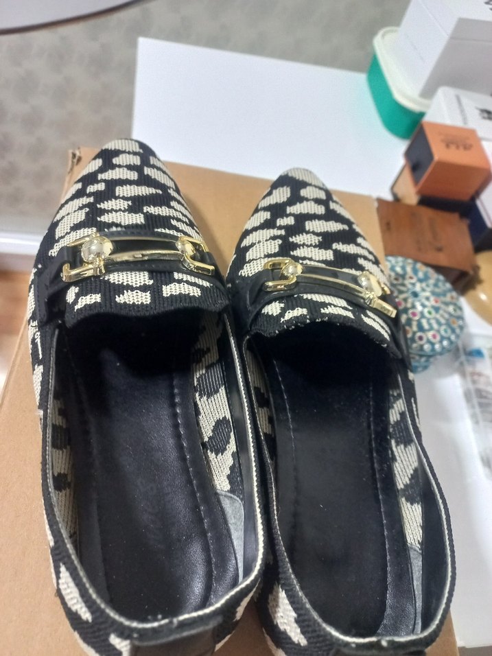 Tokalı Yılan Desenli Kadın Babet - Görsel 4