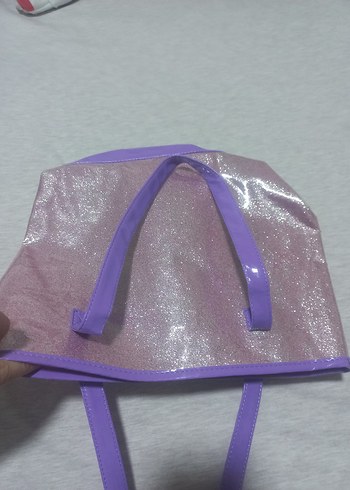 Prenses Temalı Mor Çocuk omuz Çantası - Görsel 6