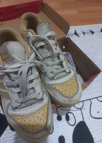 Kadın Beyaz Bağcıklı Spor Ayakkabı adidas - Görsel 2