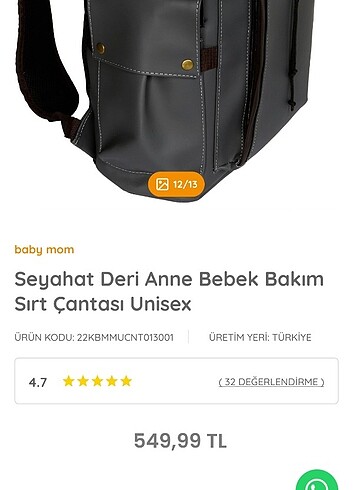 Anne Bebek çantasi