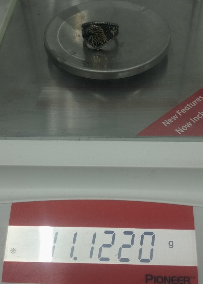 Gümüş Erkek yüzük  - Görsel 2