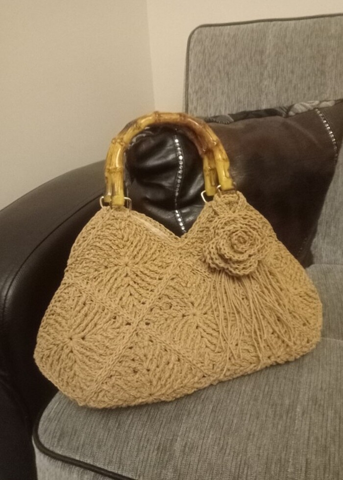 El örgüsü Çanta  - Görsel 4