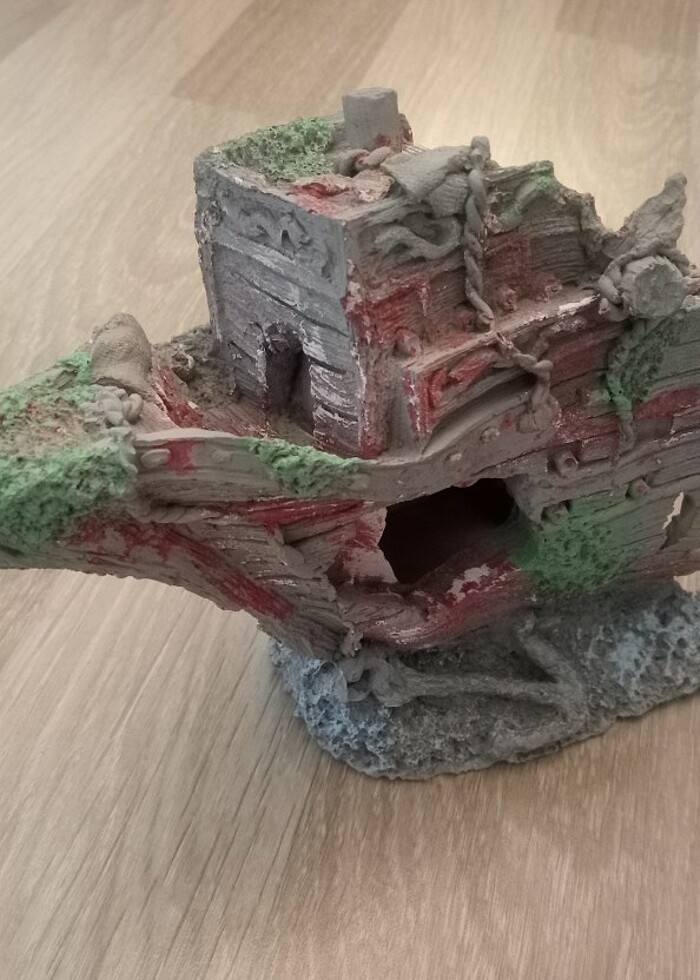 Akvaryum batık gemi  - Görsel 3