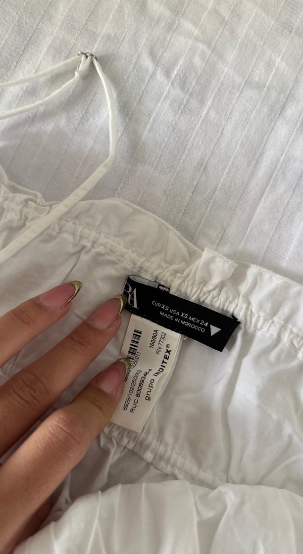 zara askili poplin top - Görsel 3