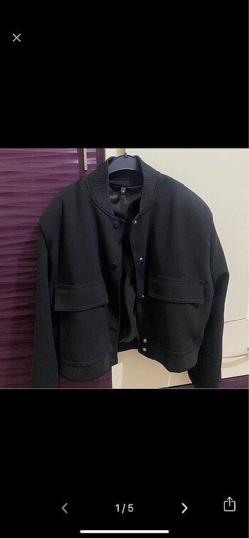 siyah bomber ceket