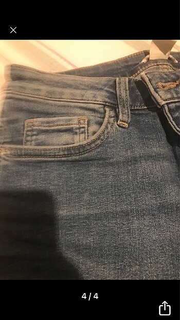 32 Beden lacivert Renk H&M kot şort