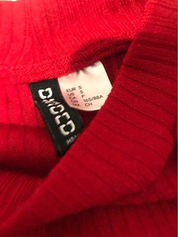 s Beden kırmızı Renk Çok şık H&M kazak