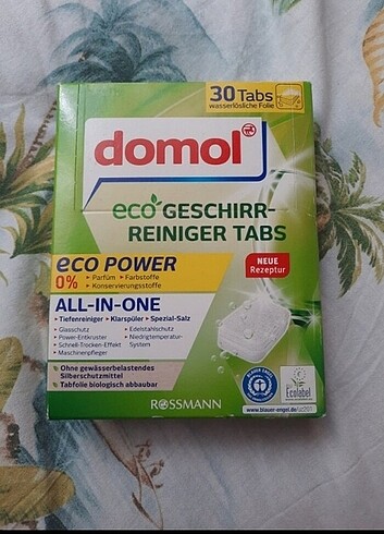 Domol Eco Power Bulaşık Tableti 30'lu 