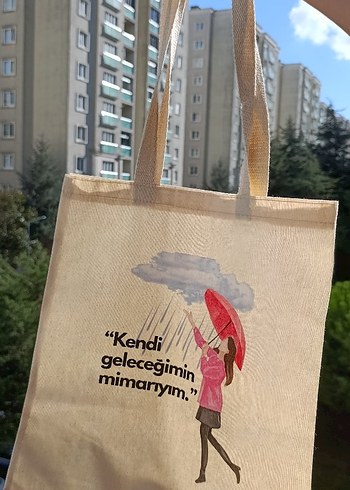Baskılı Bej Sokak Stili Kadın Çanta