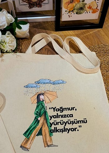 Yeşil Baskılı Bohem Kadın Çanta