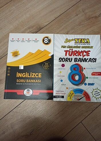 LGS 2 adet yeni test kitabı. Türkçe'nin ilk testi çözüldü resim
