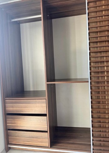 Sürgülü 2 Bölmeli Kapaklı Dolap - Görsel 7