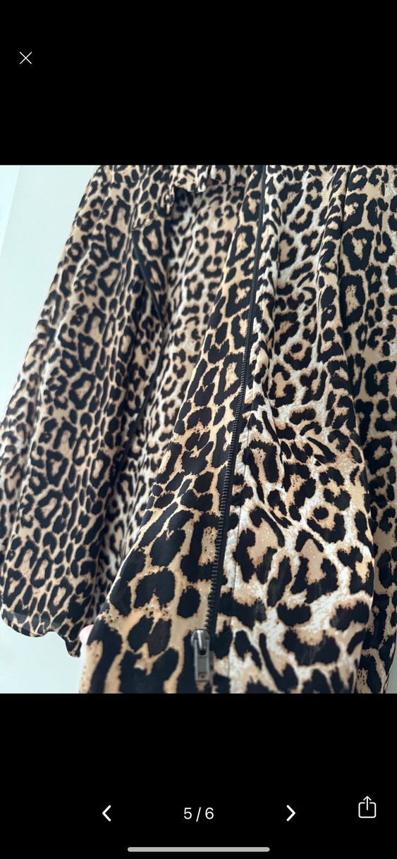 Leopar Desenli Gömlek Ceket - Görsel 3