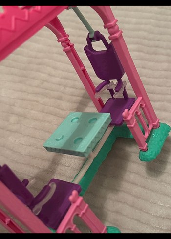 Renkli Pembe Çocuk Oyun Mobilyası Seti - Görsel 2