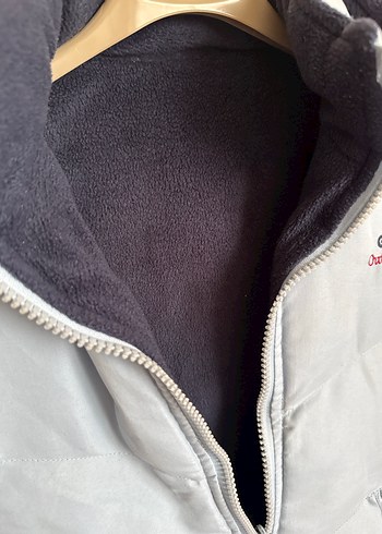 Erkek Çocuk Gri Fermuarlı Yelek - Görsel 4