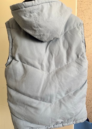 Erkek Çocuk Gri Fermuarlı Yelek - Görsel 3